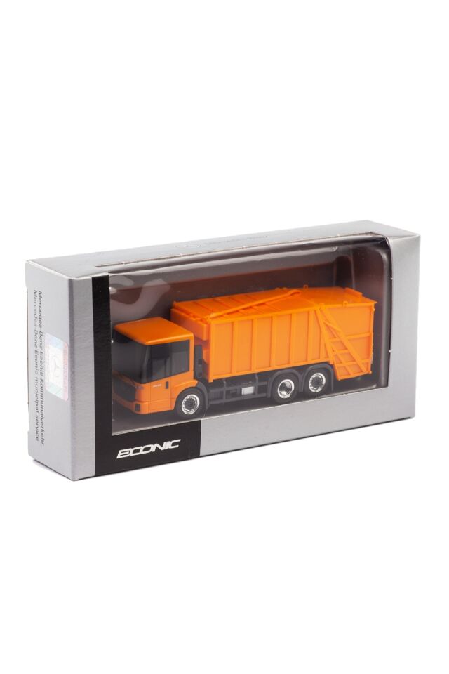 1/87 Ho Mercedes Benz Econic Çöp Aracı/ Minyatür Model Turuncu