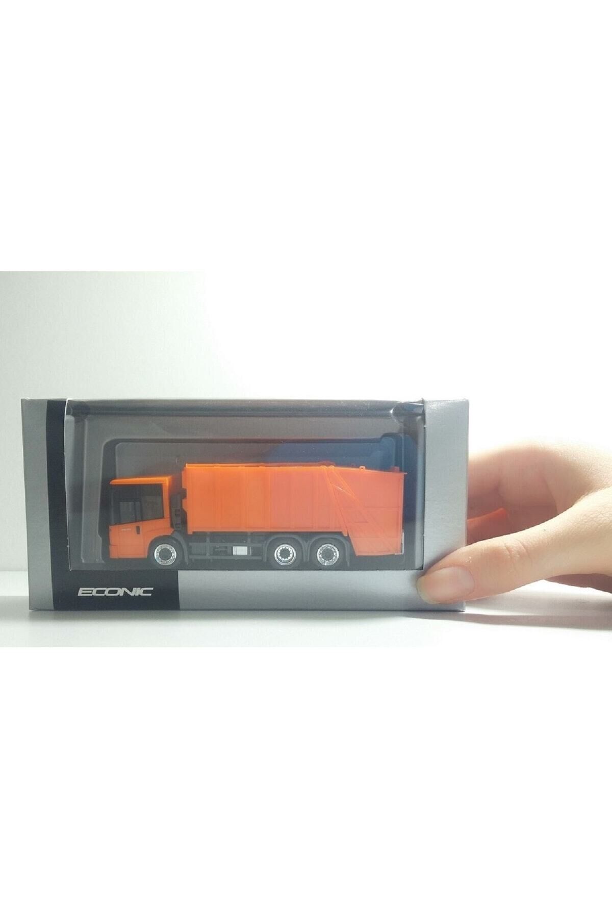 1/87 Ho Mercedes Benz Econic Çöp Aracı/ Minyatür Model Turuncu