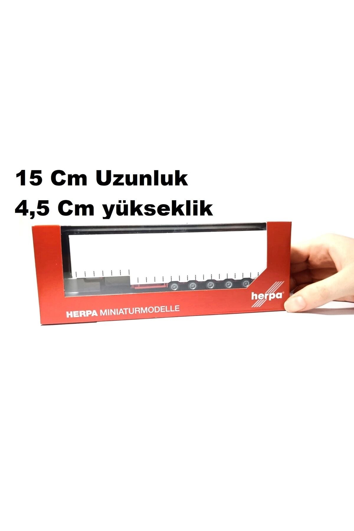 1:87 Ho Hacimli yarı römork  (5 akslı) MİNYATÜR PLASTİK MODEL