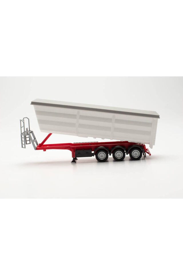 1:87 Ho Çelik kasalı treyler, beyaz (Minyatür Plastik Model )