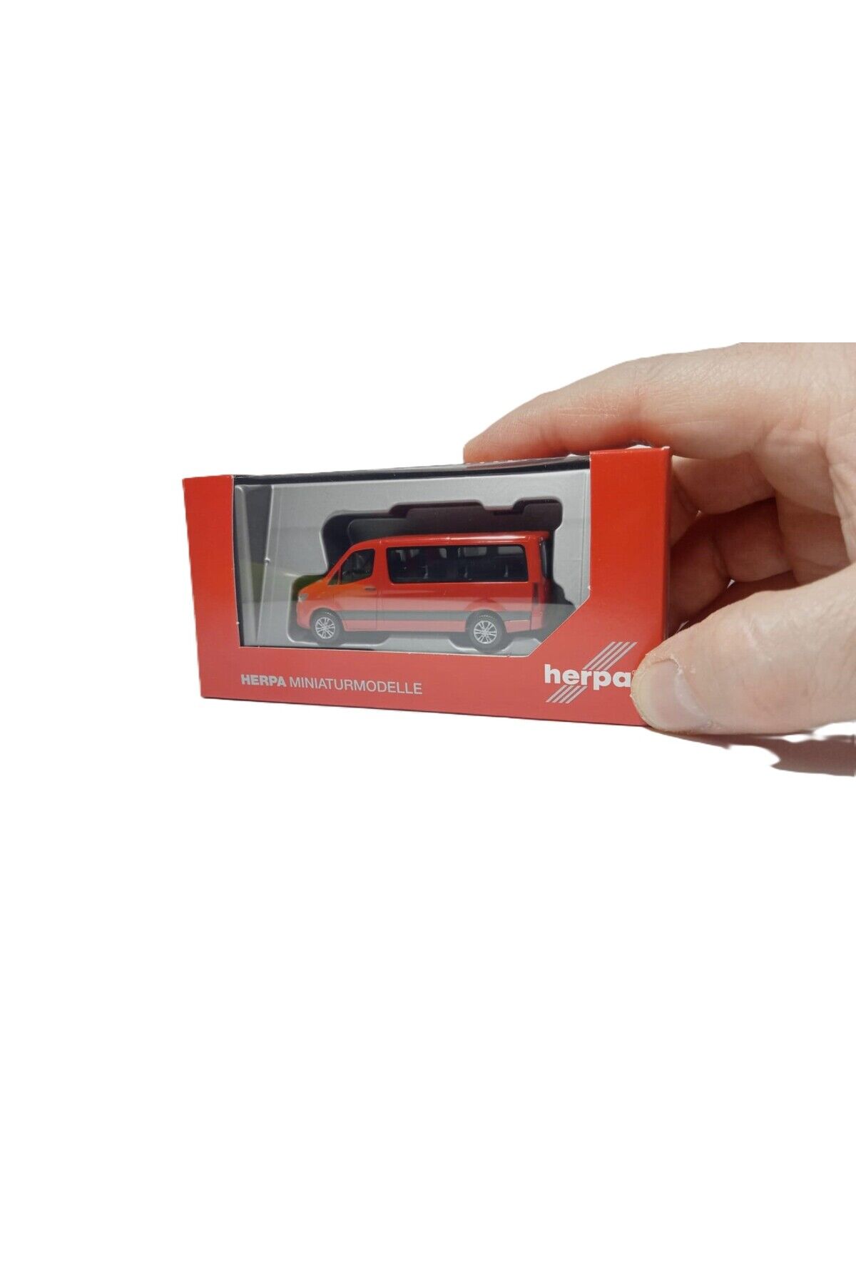 1/87 Mercedes-Benz Sprinter kırmızı/ Minyatür Plastik Model