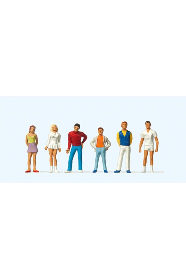 1:87 Ho Exclusive Maket Bayan Ve Erkekler Figür Seti 10110