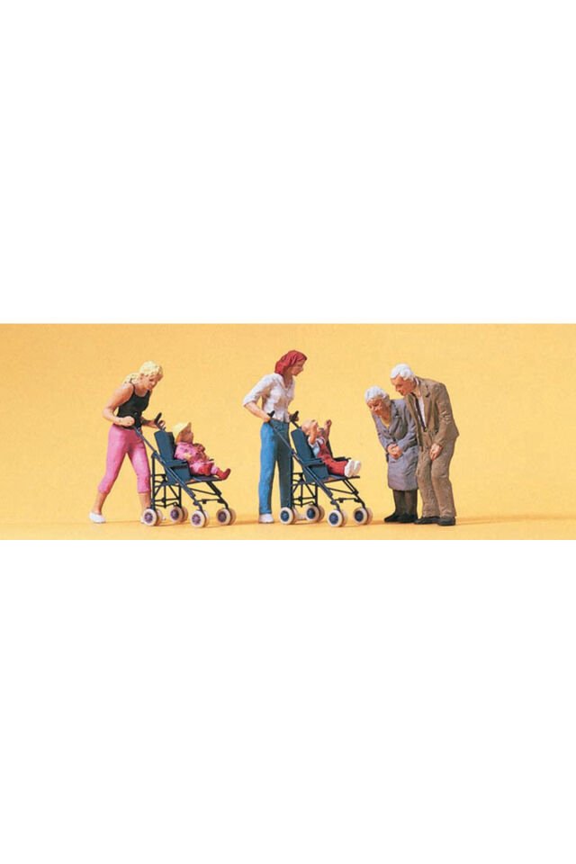 1:87 Ho Exclusive Figür Set Anneler Ve Bebekler
