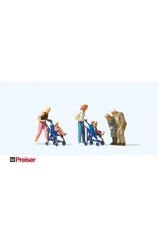 1:87 Ho Exclusive Figür Set Anneler Ve Bebekler