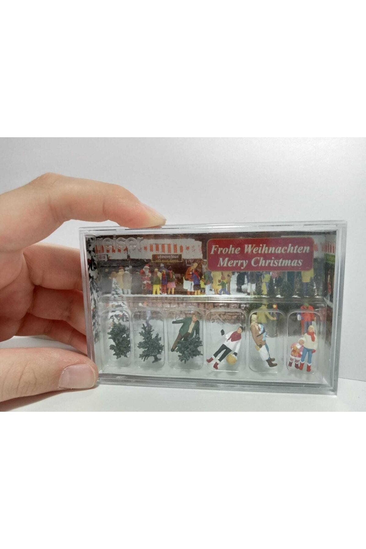 1:87 Ho Merry Christmas Figür Seti