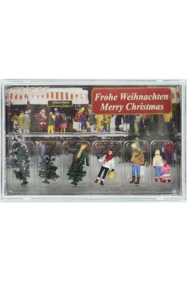 1:87 Ho Merry Christmas Figür Seti