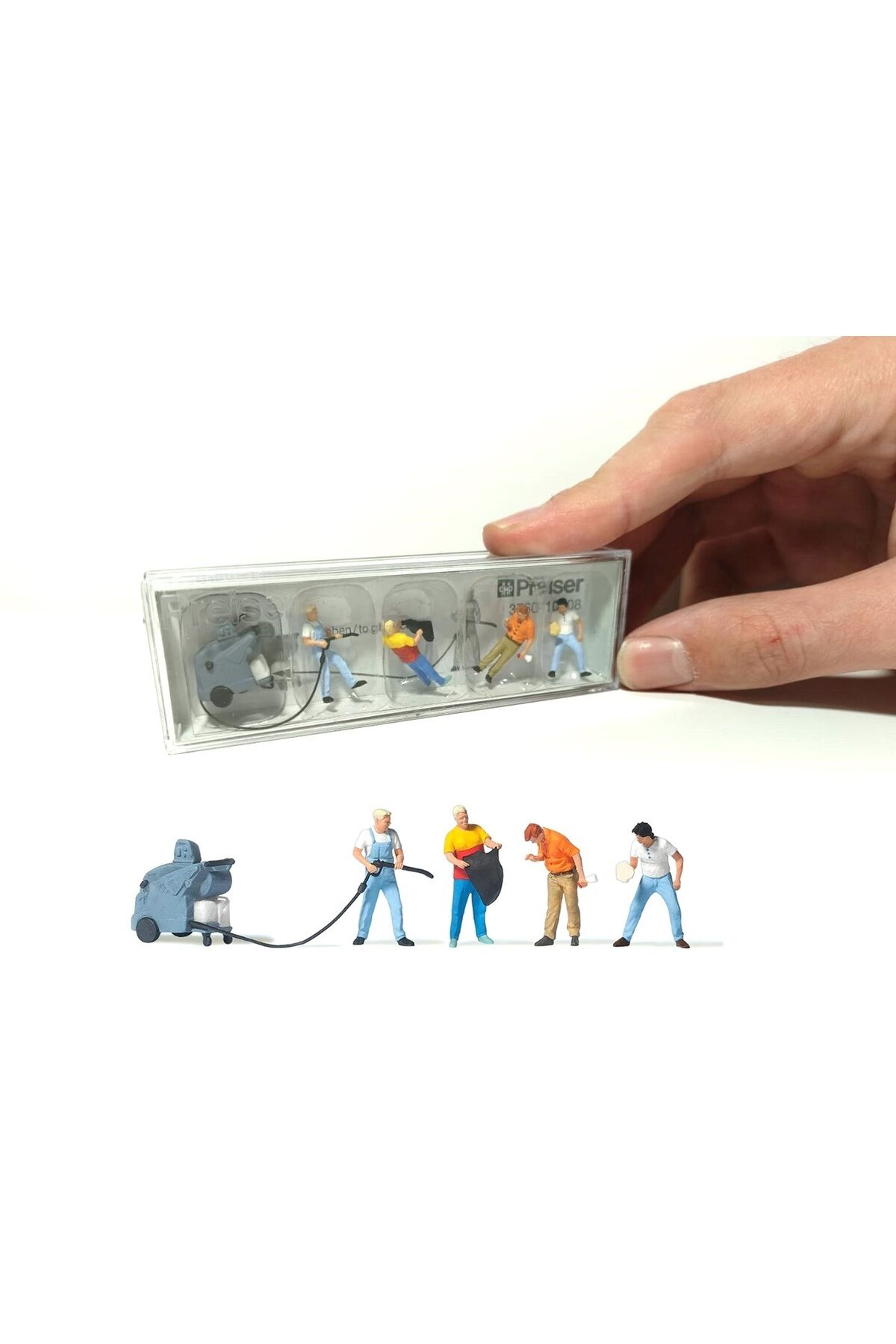 1:87 Ho Araç Yıkayanlar Minyatür Figür Seti