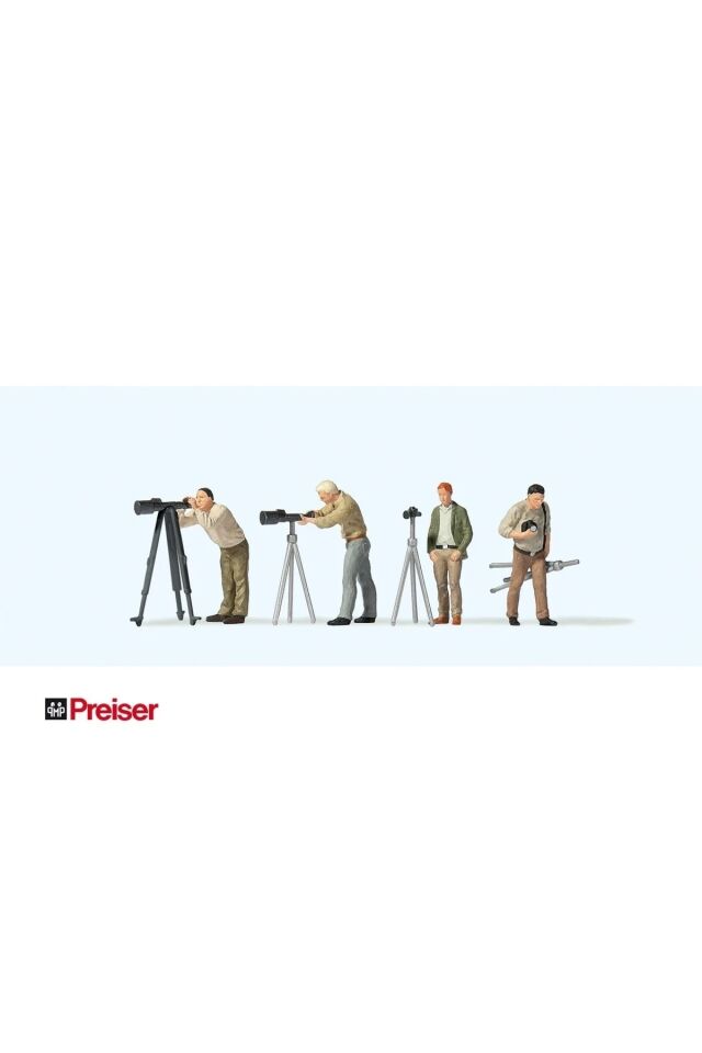 1:87 Ho Pro Fotoğrafçılar Minyatür Figür Seti