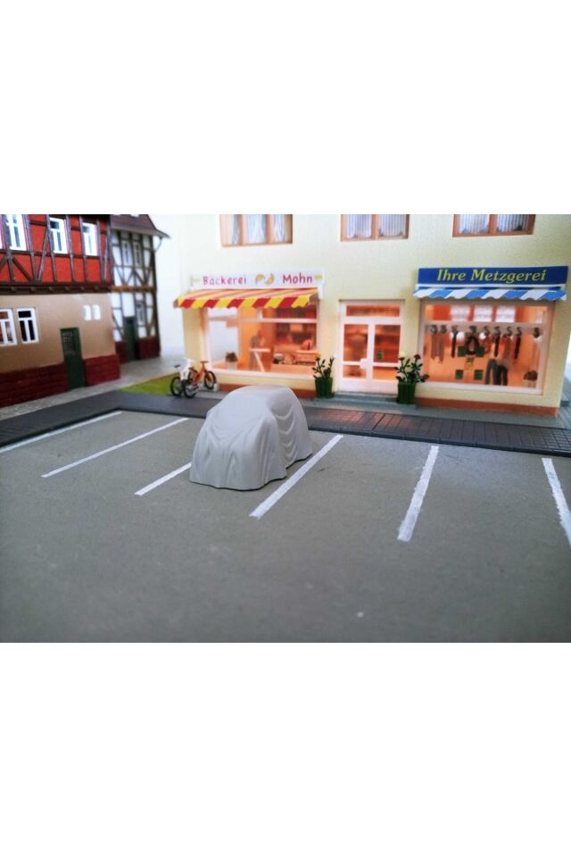 1:87 Ho Brandalı Görünümlü Araçlar Minyatür Maket Detay Seti