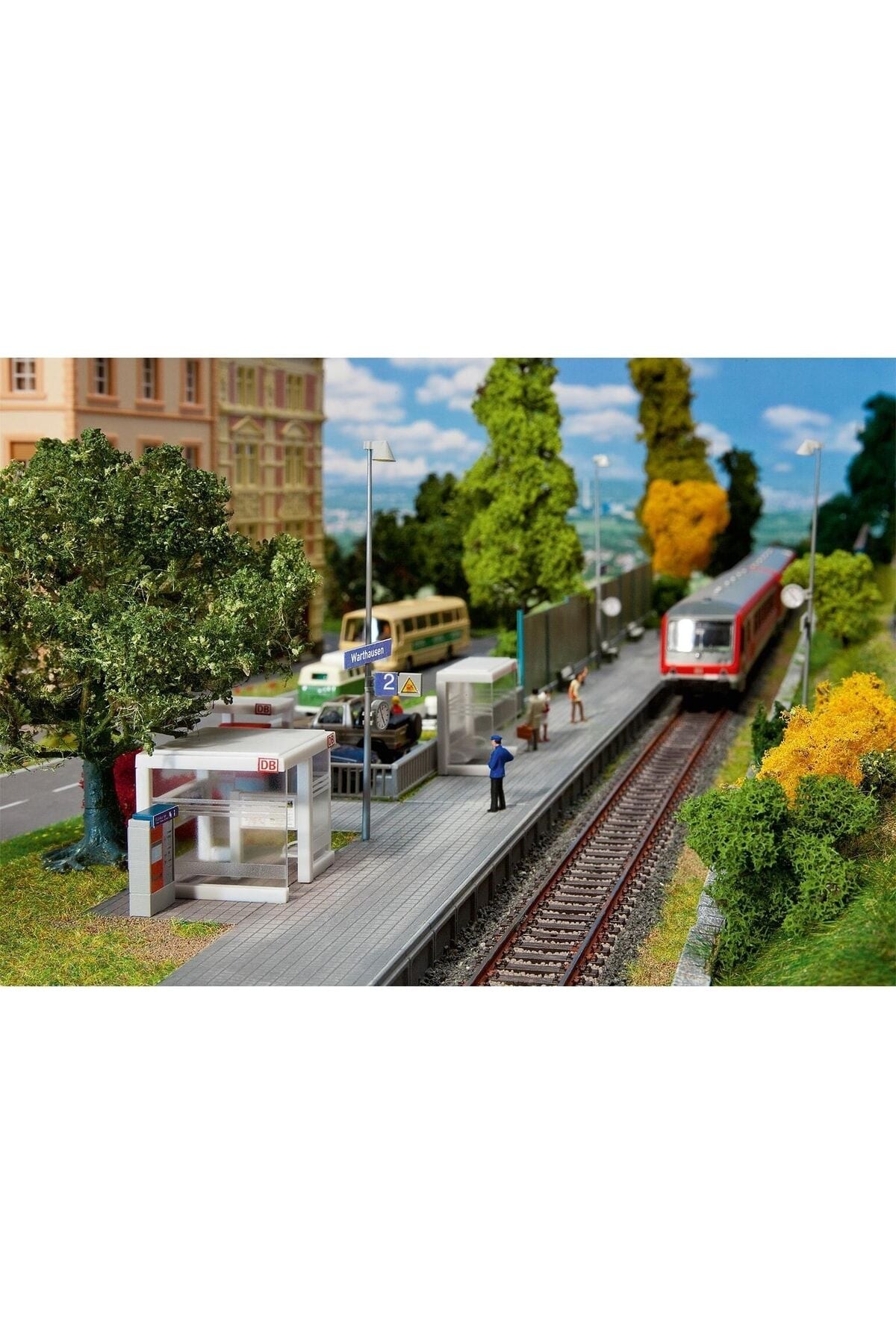 1:87 Ho Maket İstasyon Peronu Detay Seti