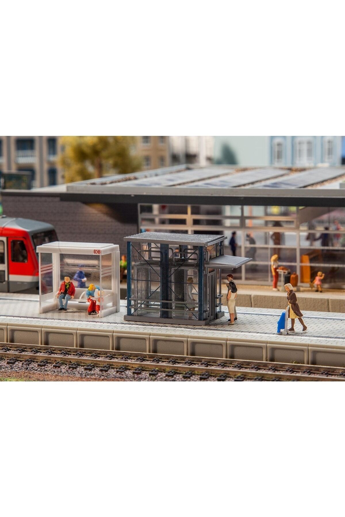 1/87 Ho Modern Asansör Plastik Maket.