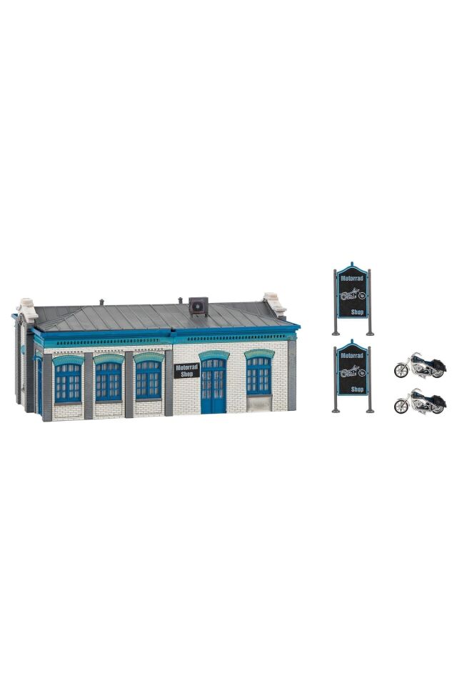 1:87 Ho Motosiklet Satış Mağazası Maketi.