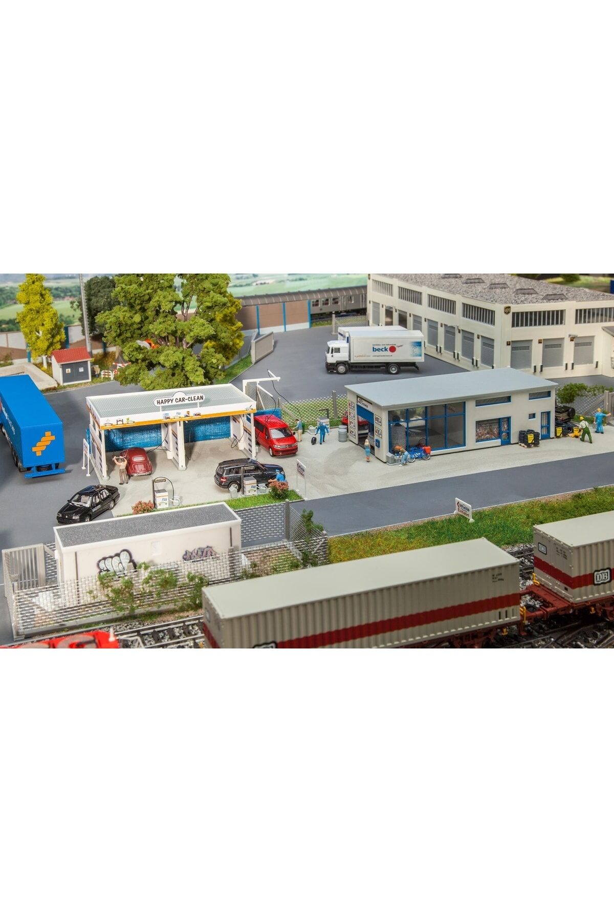 1:87 Ho Oto Yıkama Maketi