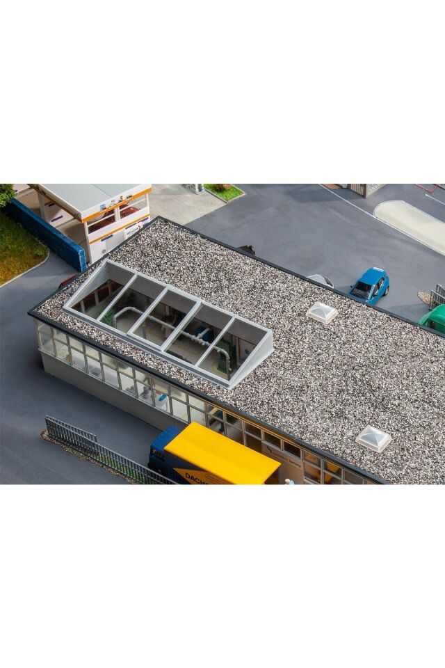 1:87 Ho Maket Fabrika Iç Detaylı Dekorasyonlu -130168