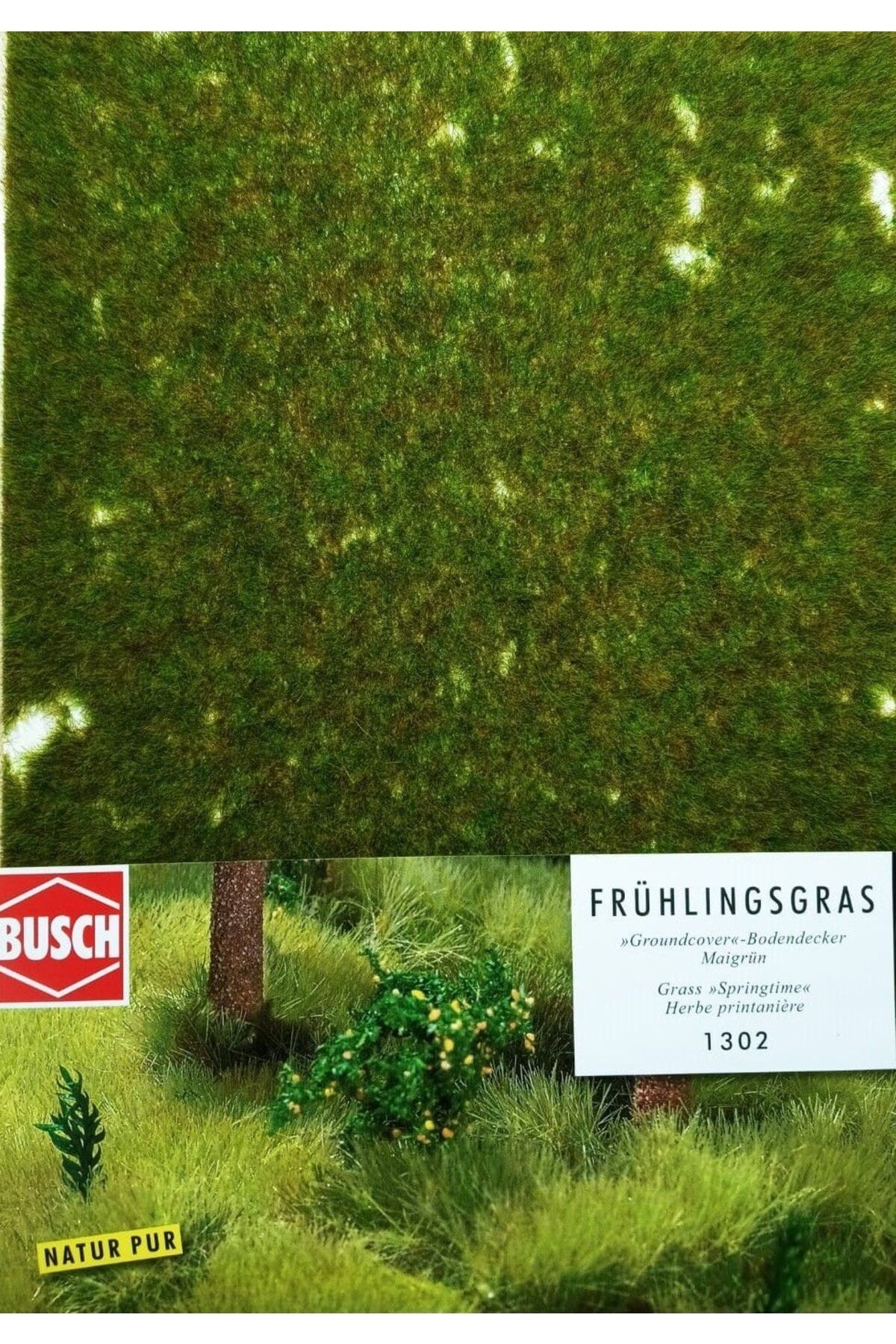 1:87 Ho Maket Diorama Bahar Çim Ot Zemini (29 X 21 Cm)