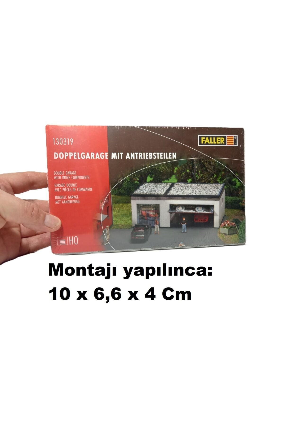 1:87 Ho Araba Garajı Plastik Maketi.
