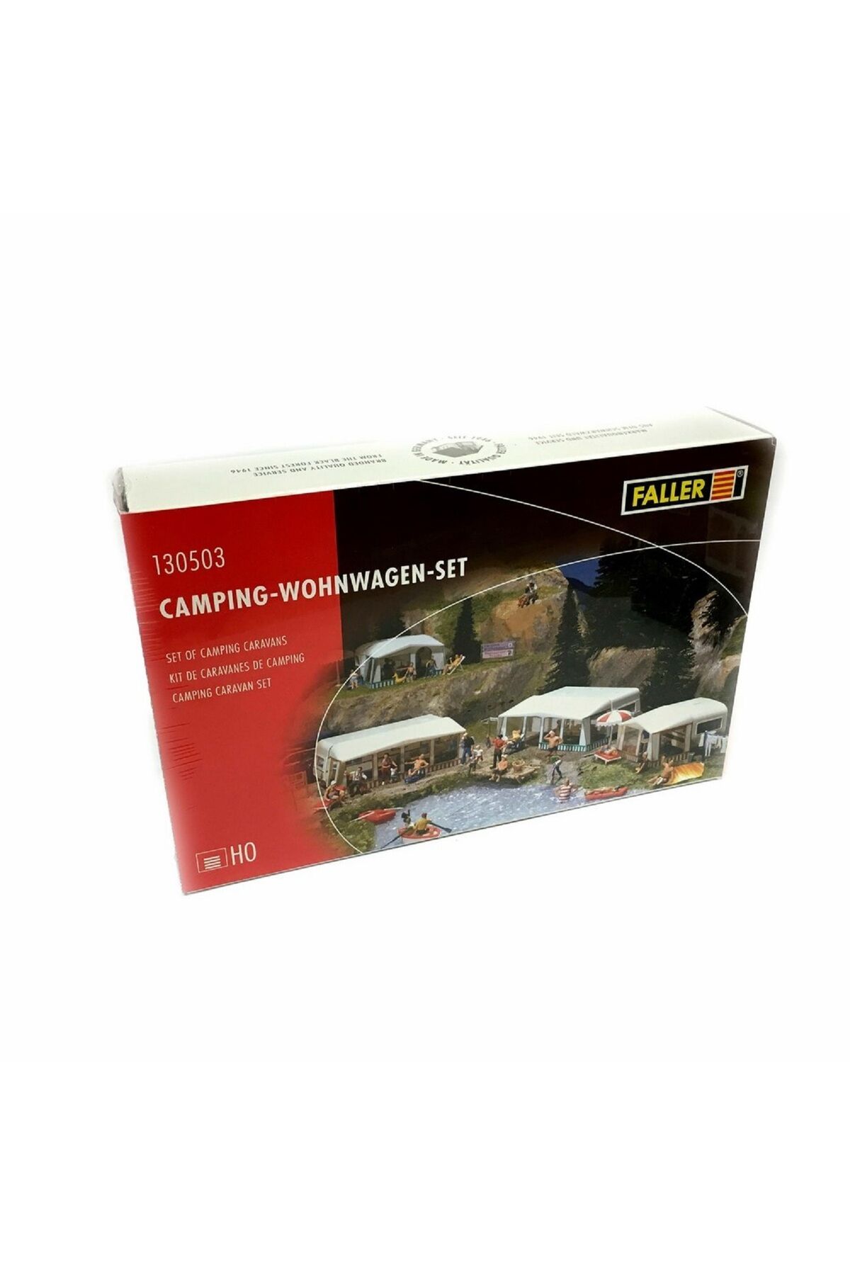 1:87 Ho Kamp Karavan Set Maket -130503