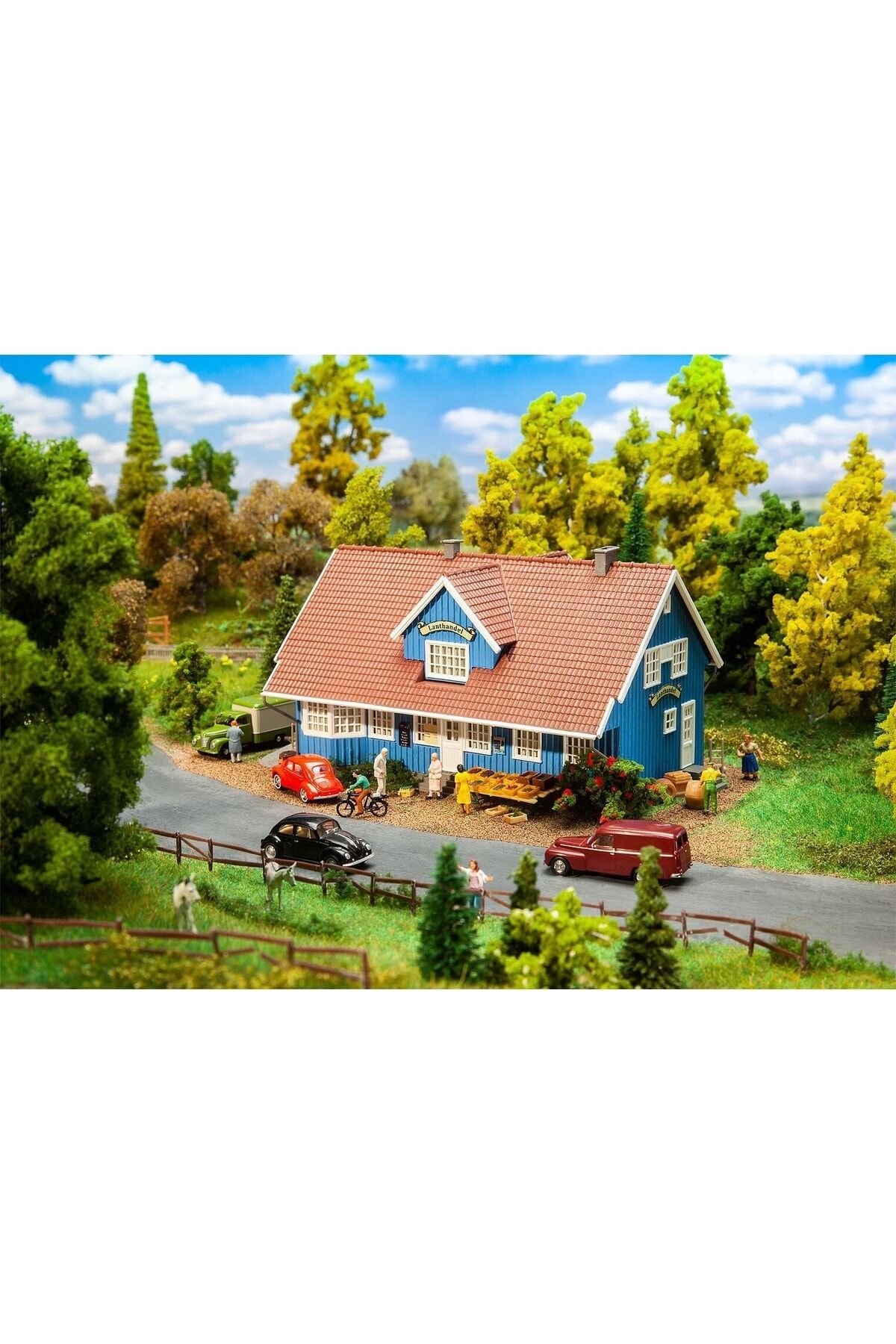 1:87 Ho Maket Isveç Köy Evi -130660