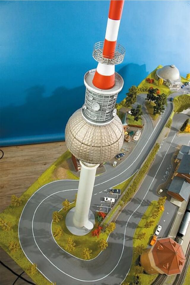 1:87 Ho Berliner Fernsehturm TV kulesi Maketi