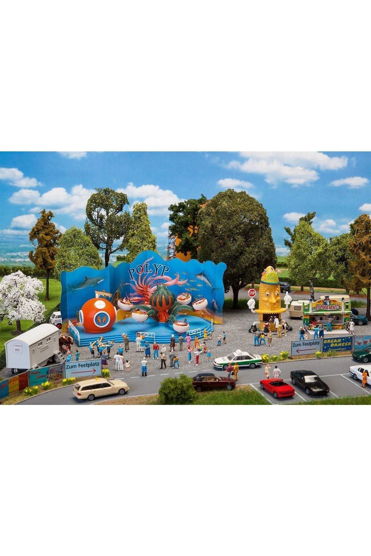 1:87 Ho  Lunapark Set Polyp (  Motor dahildir )