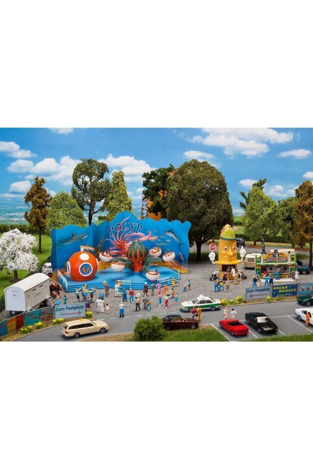 1:87 Ho  Lunapark Set Polyp (  Motor dahildir )