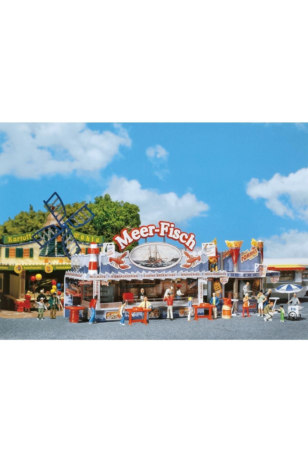 1:87 Ho Lunapark Deniz Ürünleri Satış Standı