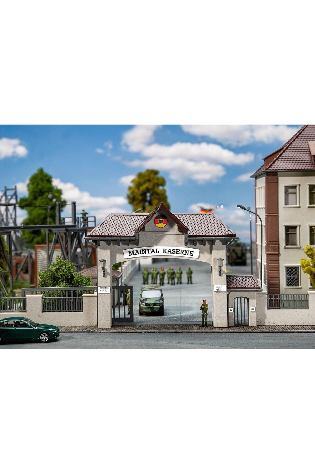 1:87 Ho Askeri Kışla Ana Giriş Kapısı Maketi