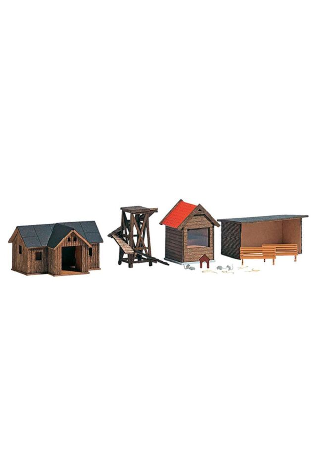 Maket Vahşi Yaşam Parkı 1/87 4 Parça N:1587