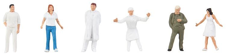 1:87 Ho Doktorlar Ve Hasta Figür Seti