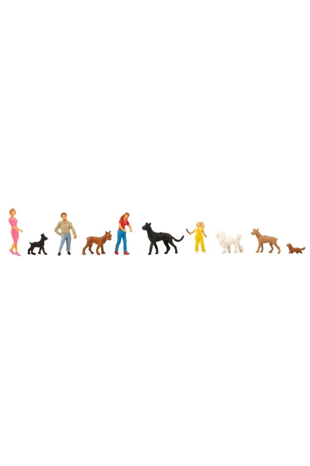 1:87 Ho Köpekler Ve Sahipleri Figür Seti
