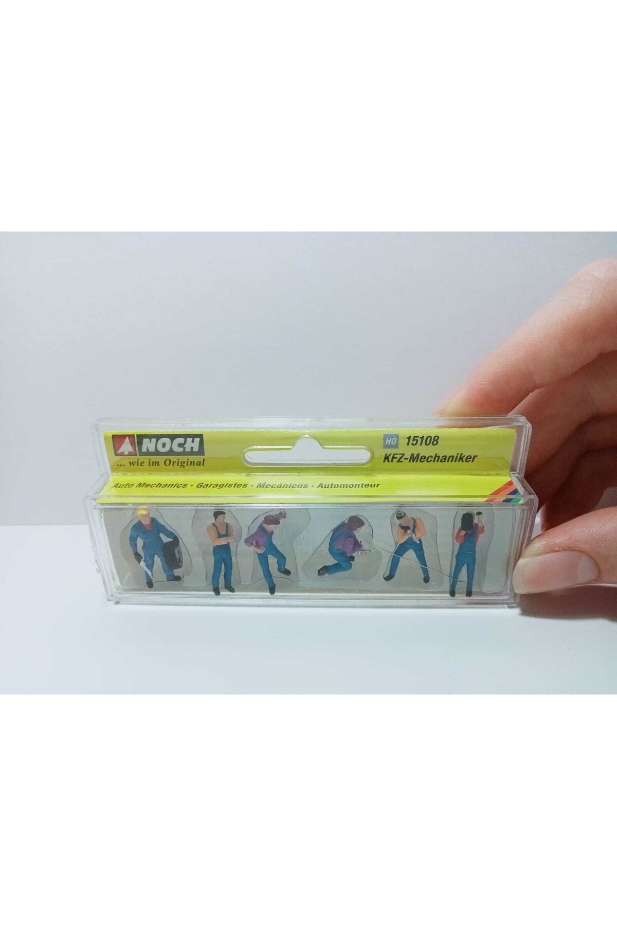1:87 Ho Ölçek Araba Tamircisi Figür Seti
