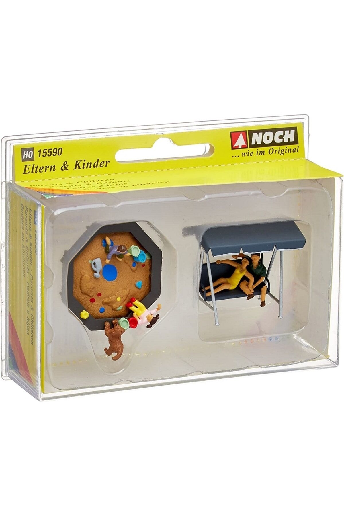 1:87 Ho Ölçek'li Ebeveynler Ve Çocuklar Minyatür Figür Seti.
