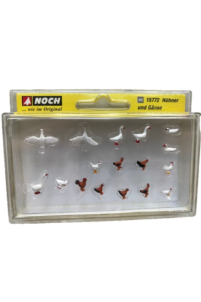 1:87 Ho Tavuklar ve kazlar ( Minyatür Figür Seti )