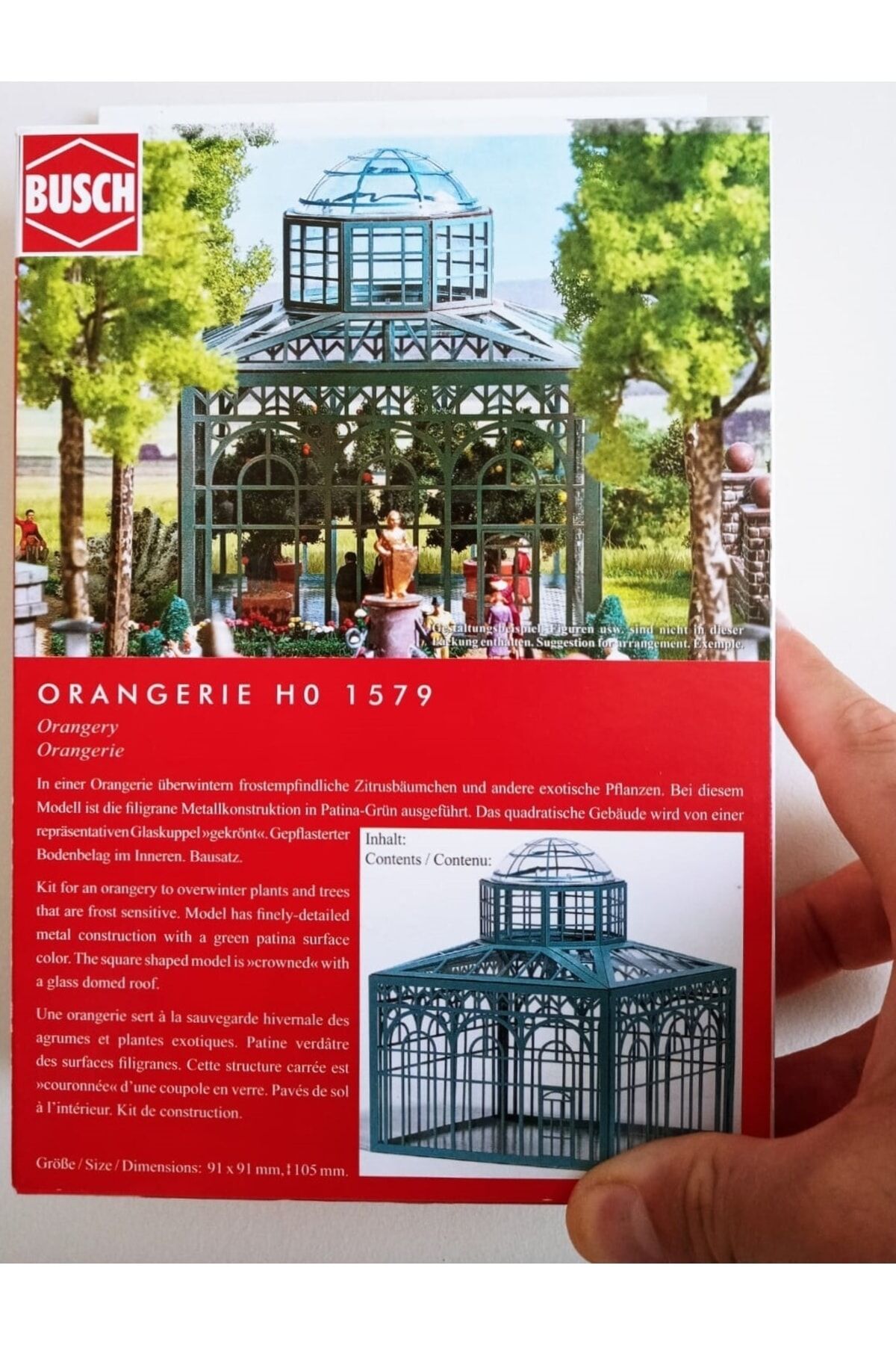 1:87 Ho Maket Cam Kubbeli Orangerie