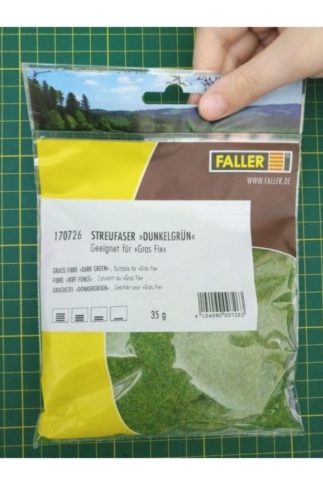 1:87 Ho / Tt / N / N- Ölçek Maket Diorama Koyu Yeşil Maket Çim 35gr.