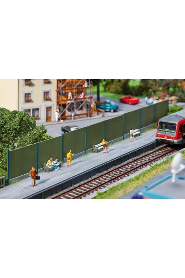 1:87 Ho Beton Güvenlik Duvarı Plastik Maketi