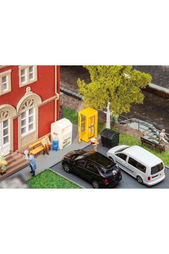 1:87 Ho Maket Diorama Şehir Detay Seti -180452