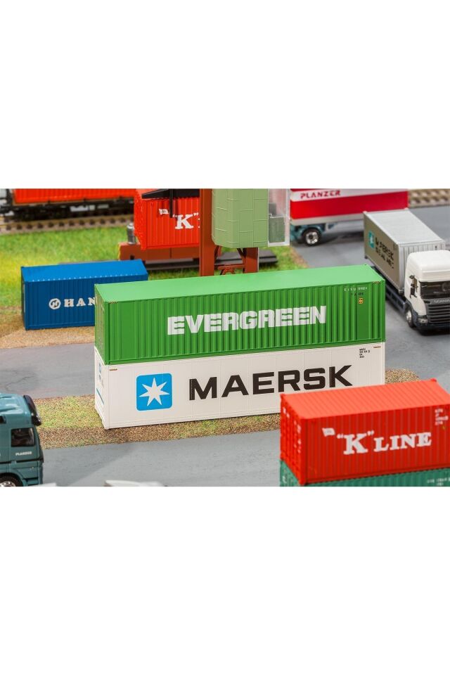 1:87 Ho Maket 40' Hi-cube Konteyner Evergreen-180846