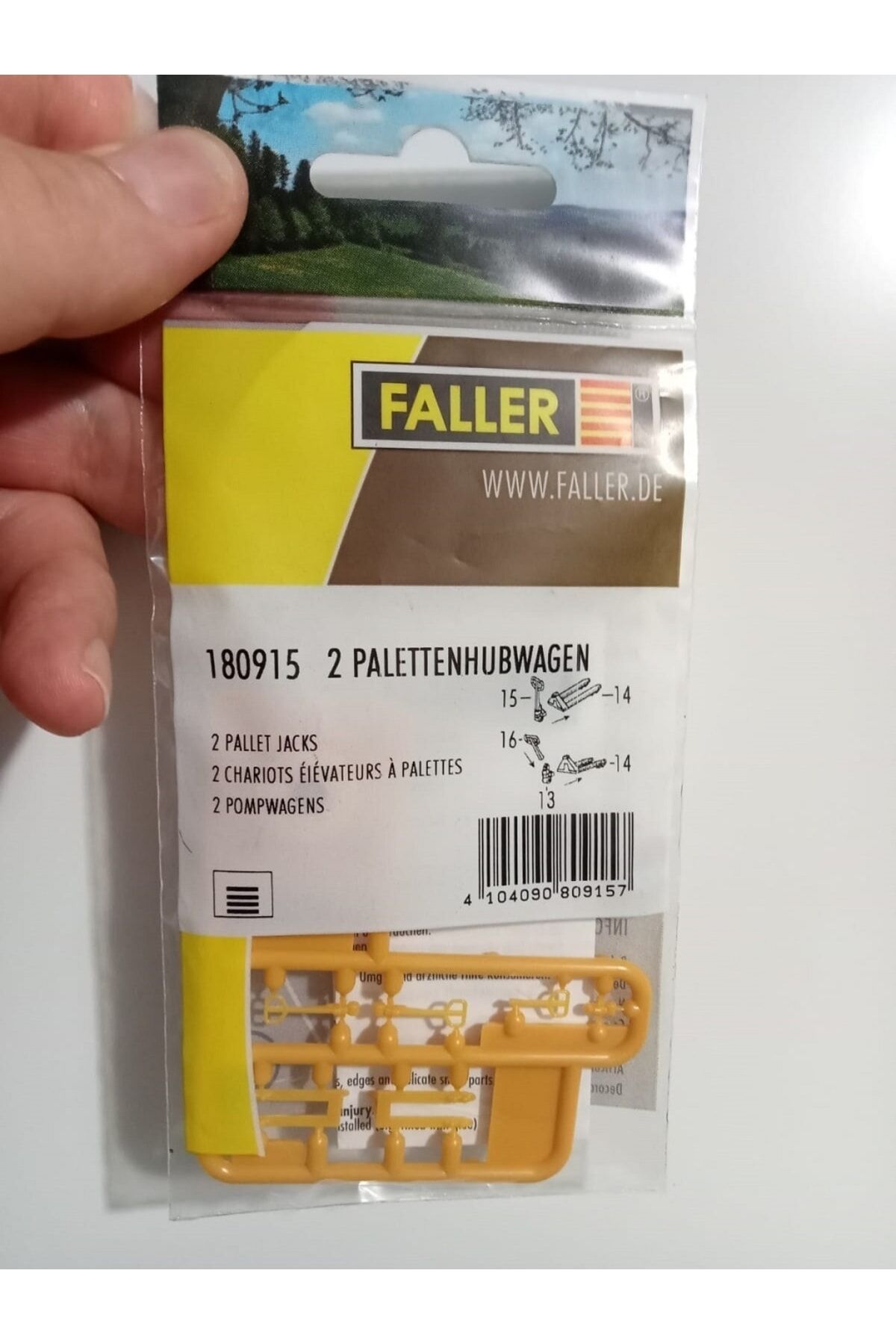 1:87 Transpalet ( 2 Adet ) Demonte Plastik Maketi