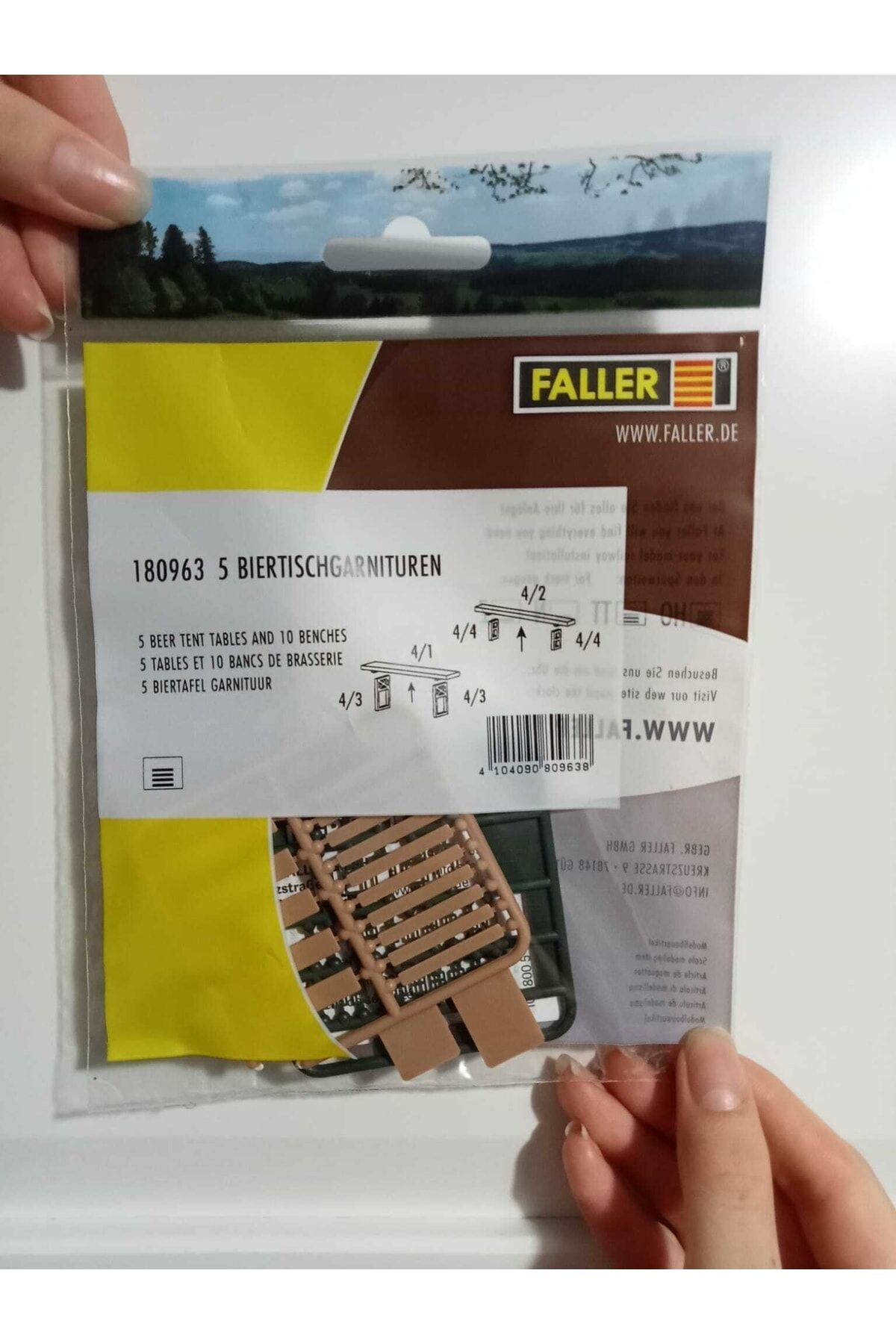 1:87 Ho Oturma Grubu Masa Detay Set Minyatür Maket
