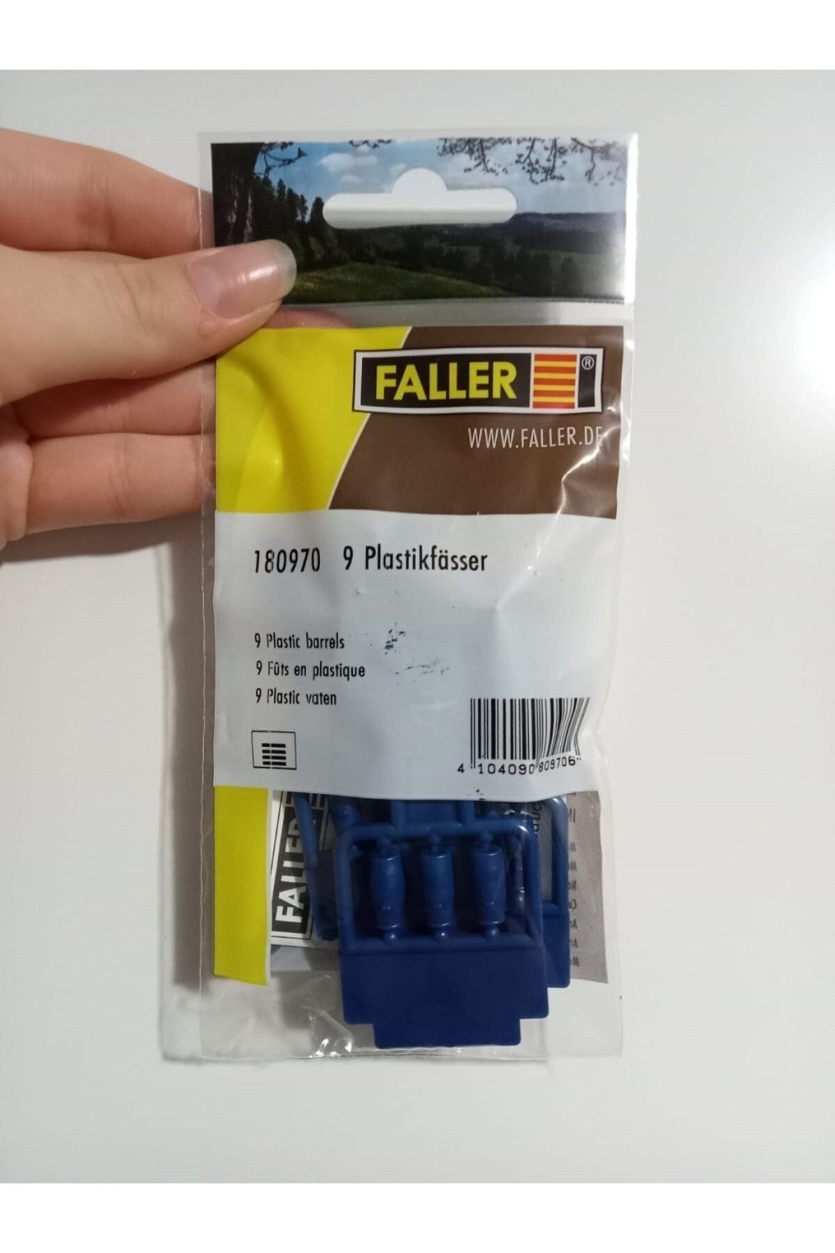 1:87 Ho 9 Adet Plastik Varil Minyatür Maketi