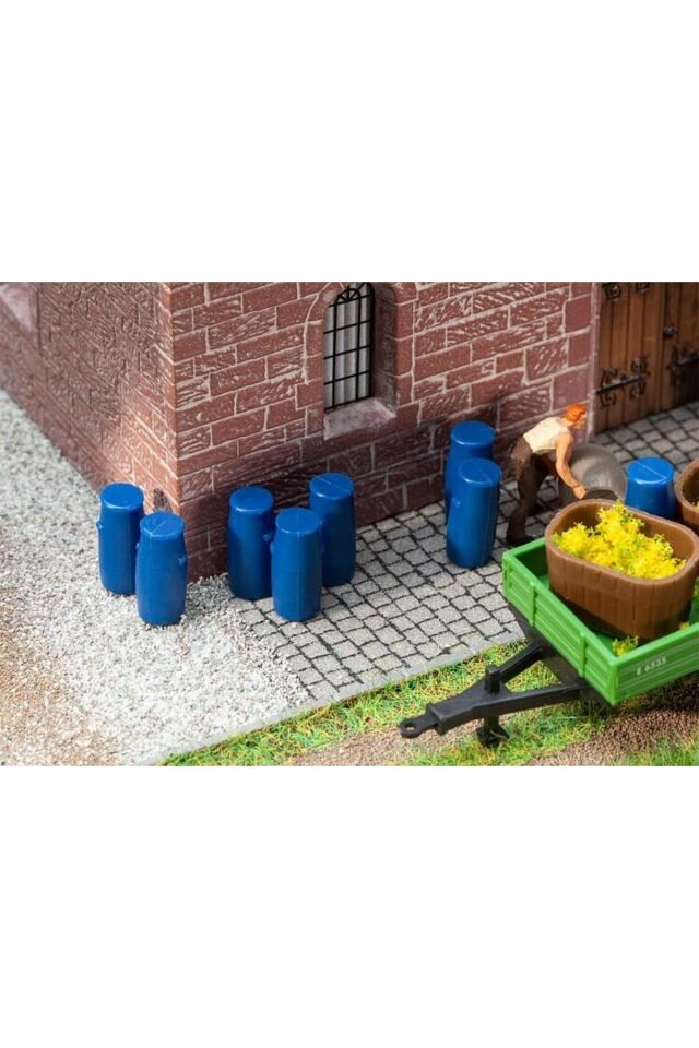 1:87 Ho 9 Adet Plastik Varil Minyatür Maketi