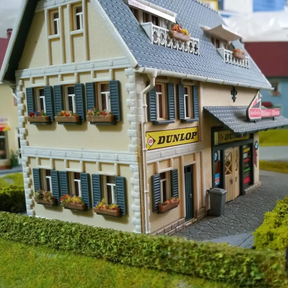 1/87 Ho Açık Yeşil Bitki Duvar Maket