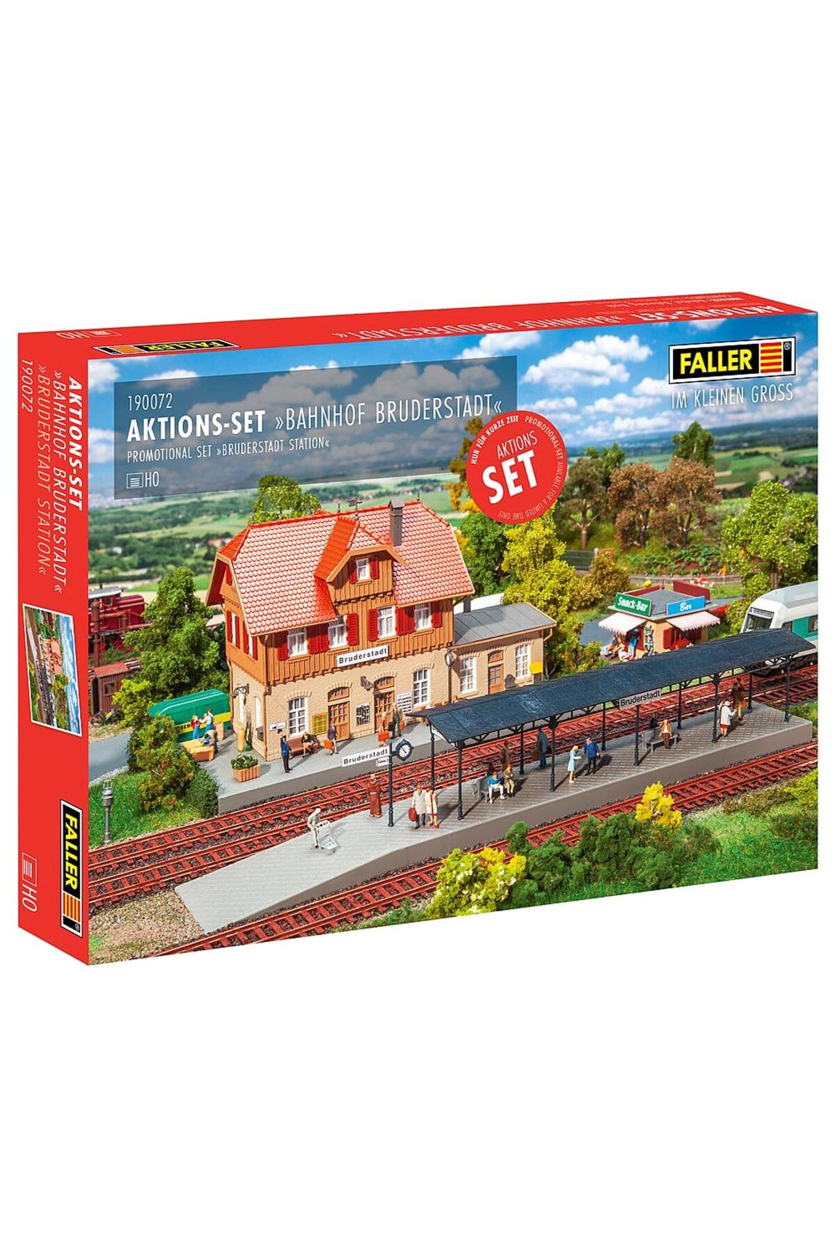 1:87 Ho Bruderstadt Tren İstasyon Seti Maket