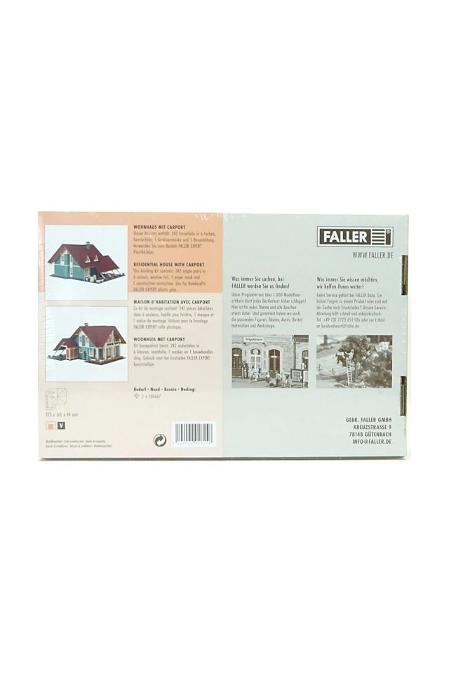 1:87 Modern Villa garajlı  Maket Ev