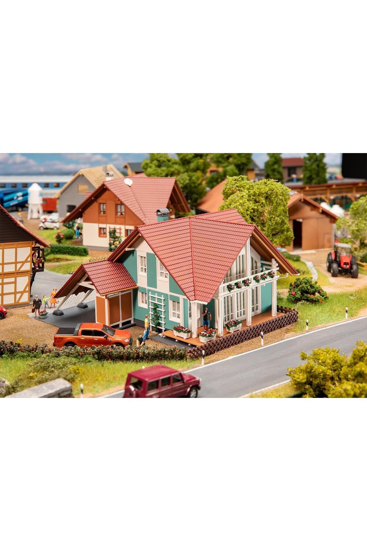1:87 Modern Villa garajlı  Maket Ev