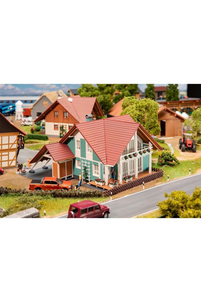 1:87 Modern Villa garajlı  Maket Ev