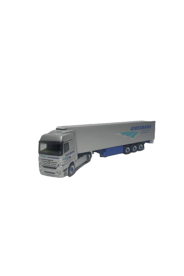 1:87 Ho Mercedes-Benz Actros LH soğutmalı  yarı römork ( Grossmann) Minyatür Plastik Model.