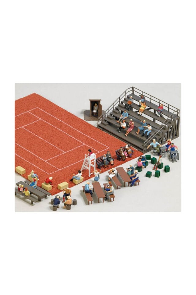 1:87 Ho Maket Tribün Oturma Grubu Diorama Detay Seti