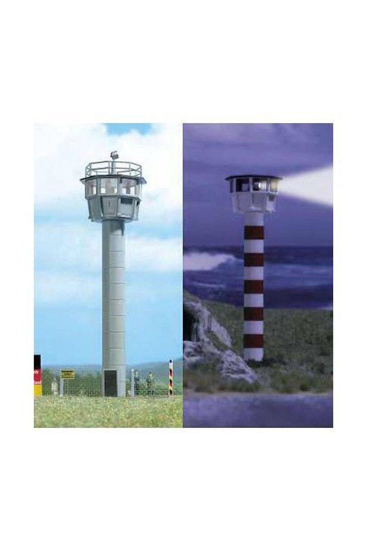 1:87 Ho Ölçek Maket Gözetleme Kulesi -deniz Feneri -1015